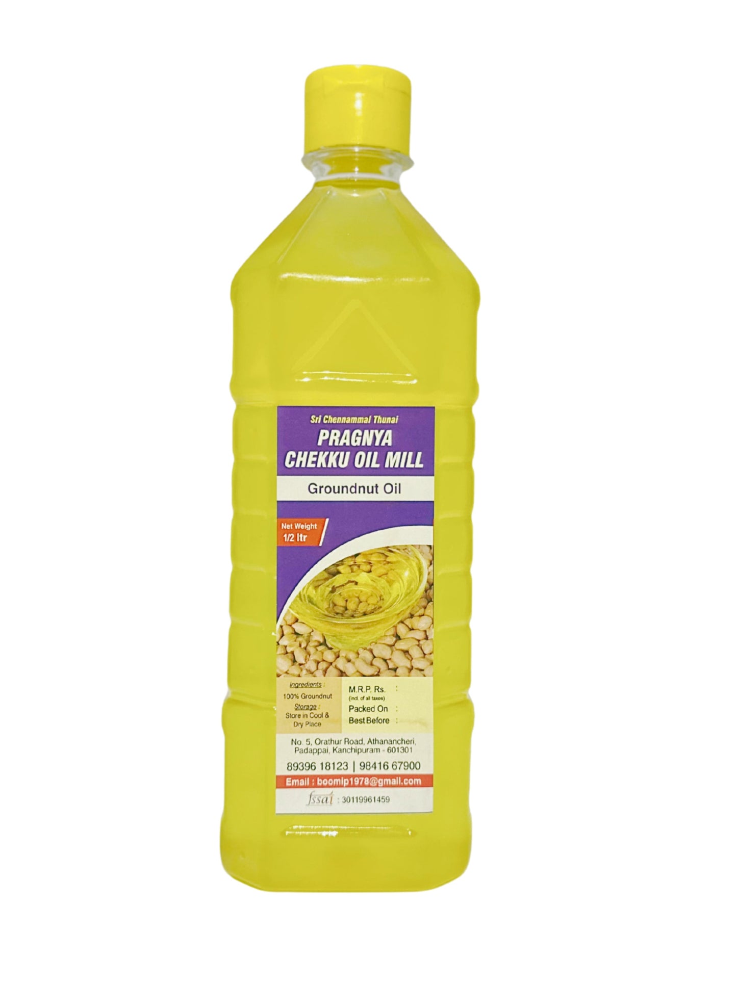 Ground Nut Oil - Unrefined Cold Pressed Groundnut (Peanut) Oil Chekku/Ganuga, Groundnut Oil Rich Aroma & Flavour of Real Groundnuts