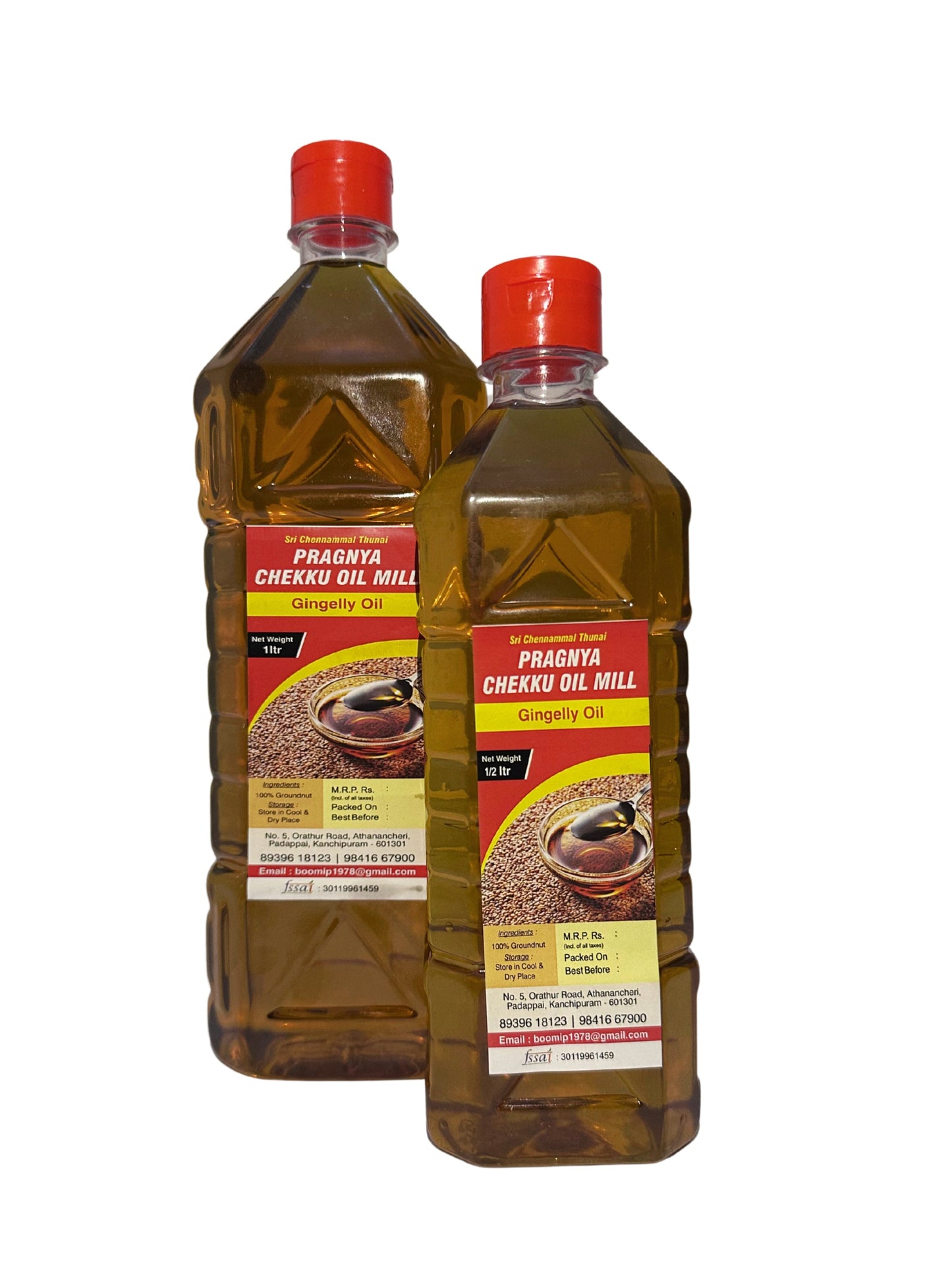 Sesame (Gingelly) Oil - Unrefined Cold Pressed Sesame (Gingelly) Oil, Kolhu/Kacchi Ghani/Mara Chekku/Ganuga, Sesame Oil with Rich Aroma & Flavour of Real Sesame Seeds